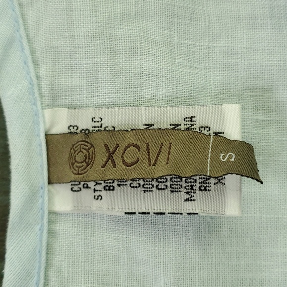 XCVI Linen/Cotton Sleeveless Mini Dress, Size S, NWOT - Picture 5 of 8
